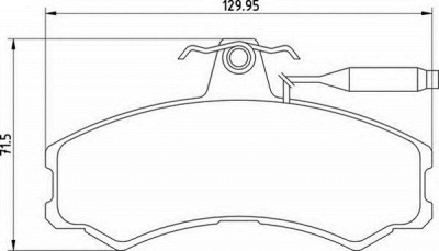 MAGNETI MARELLI 363710200290 -  Комплект тормозных колодок, дисковый тормоз